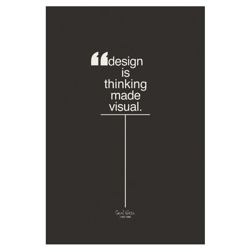 Affiche visuelle Design is Thinking Made Visual