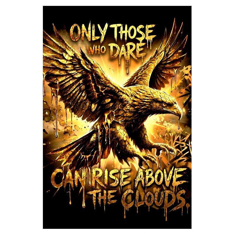 Eagle Poster Motivation Saying Mural