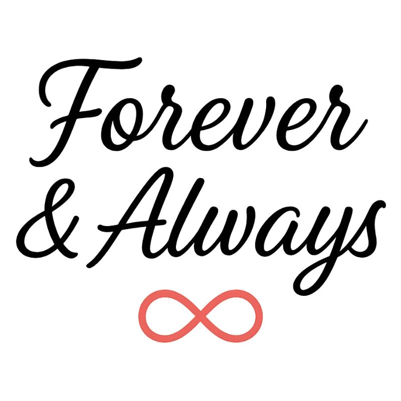 Conception de typographie de symbole de l’infini éternel