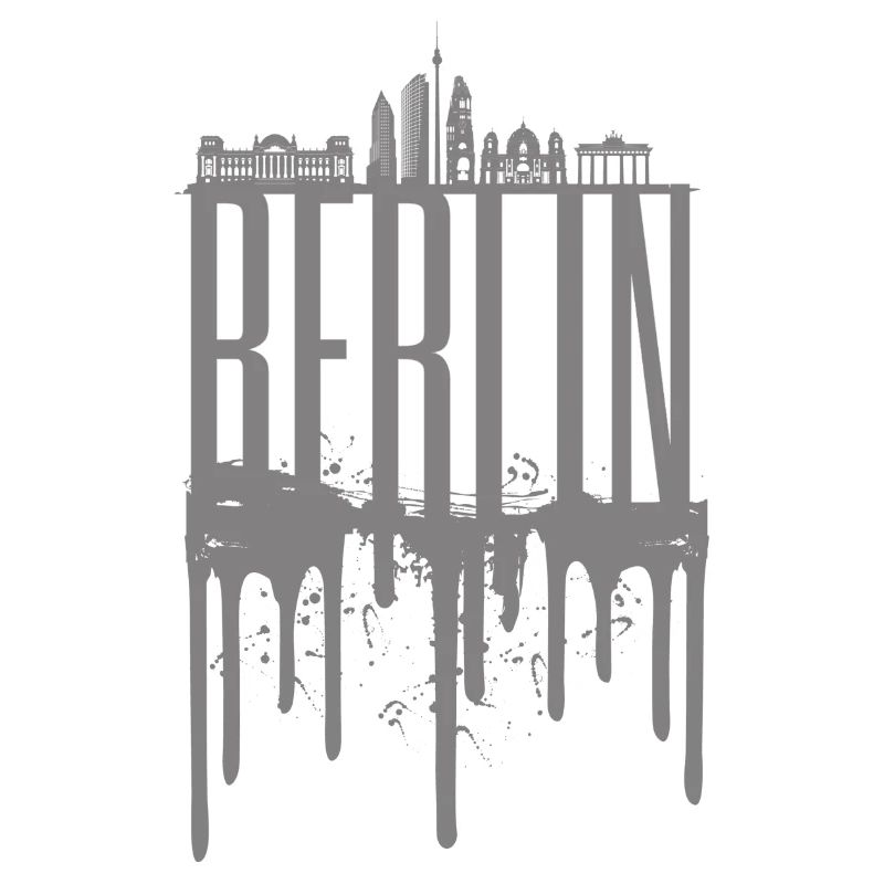 Berlin Skyline Drop Design