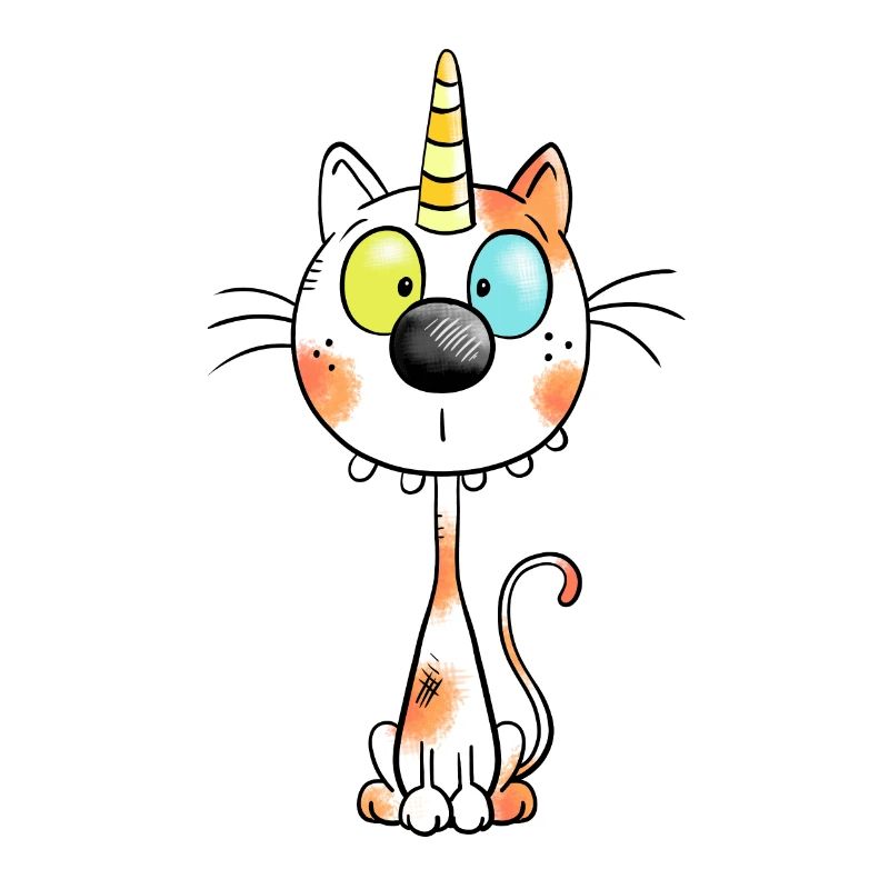 Mignon chat comique