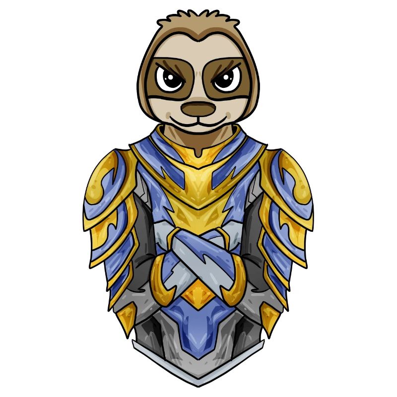 Knight Sloth cool