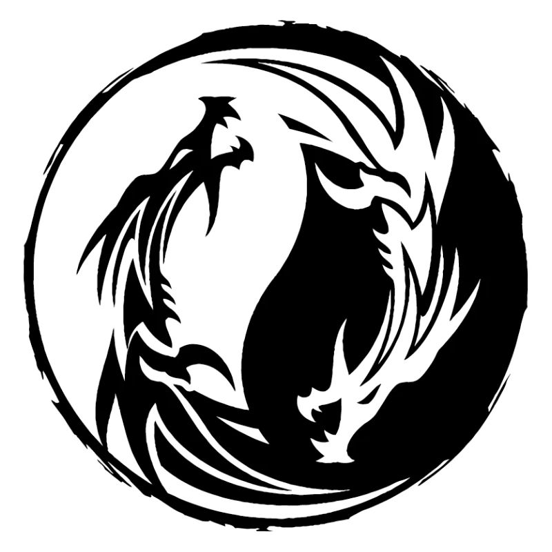 Drache Yin Yang
