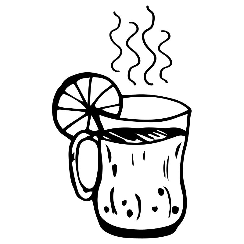 Coupe de vin chaud Noël