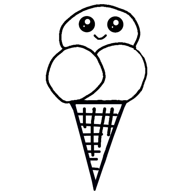 Eis Eiswaffel Eistüte Eiscreme Eiskrem