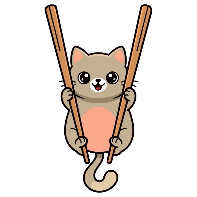 Bâtonnets de nouilles pour chat