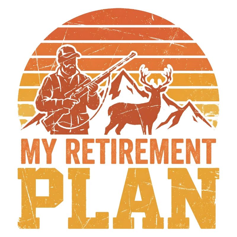 Mon plan de retraite Hunter Deer Mountains Vintage