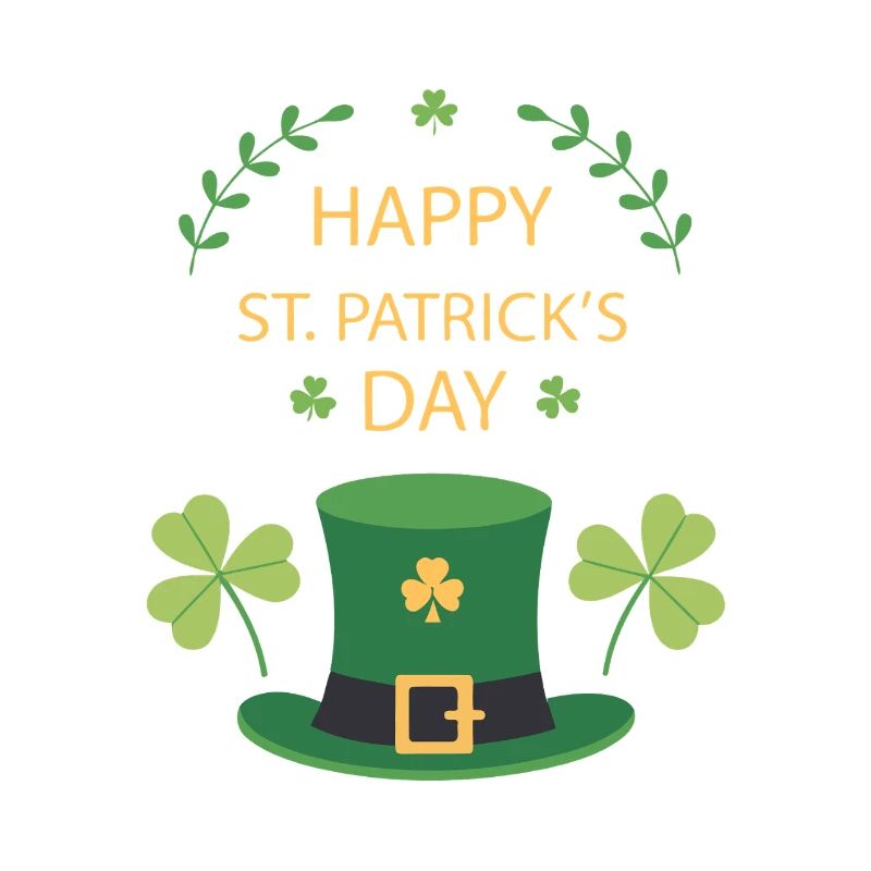 Chapeau Vert Saint Patrick