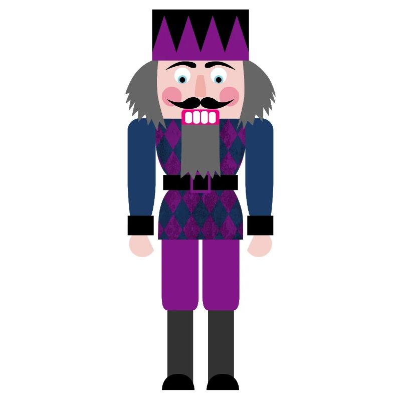 Nutcracker Diamond Rhombs Pattern Christmas Xmas