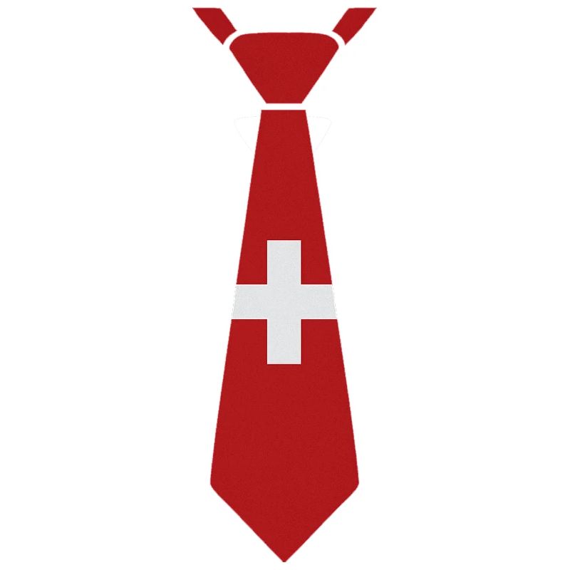 Cravate suisse – Conception du drapeau
