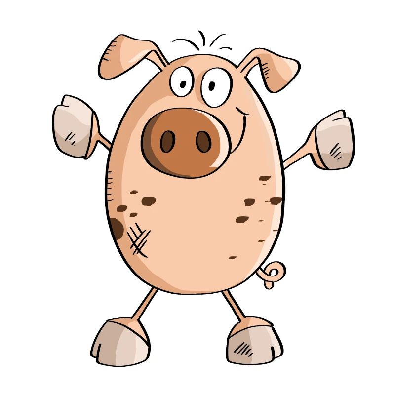 Saustarkes pig - pigs - boar - Bache