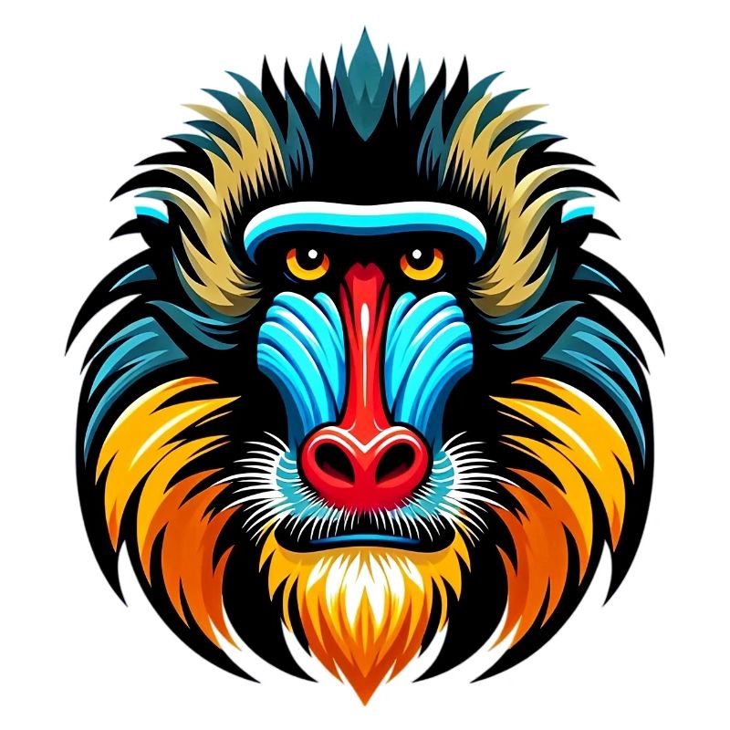 Mandrill monkey