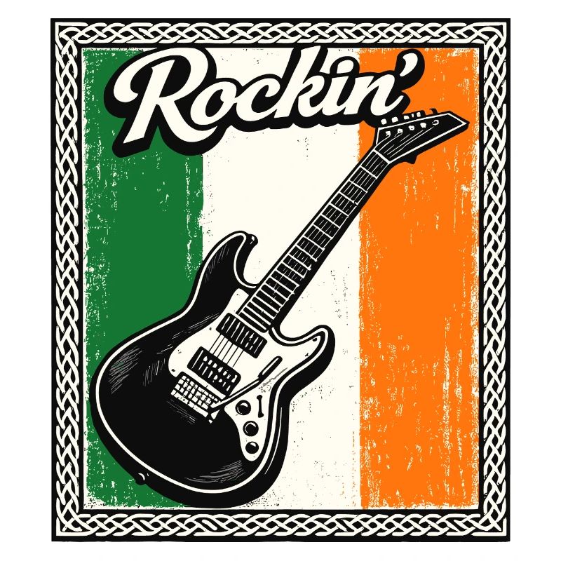 Cadeau d’anniversaire de guitare de St Patrick