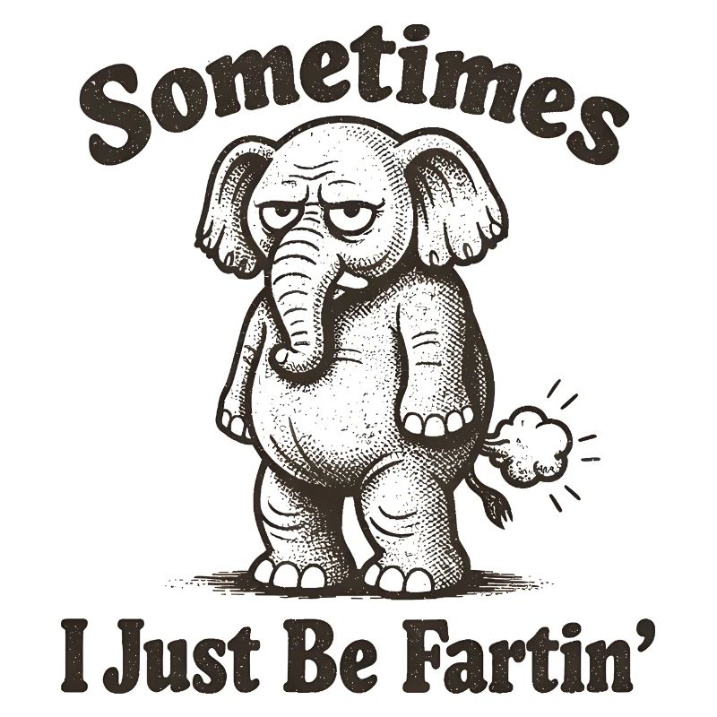 Parfois, je pète simplement.