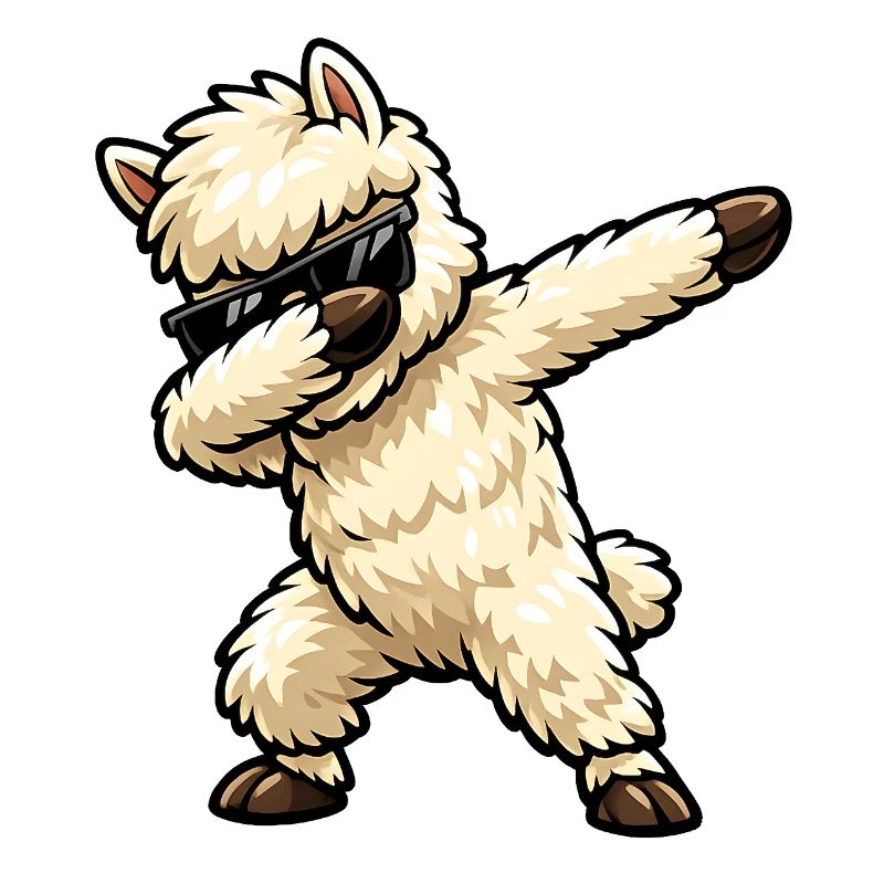 Dabbing Alpaca