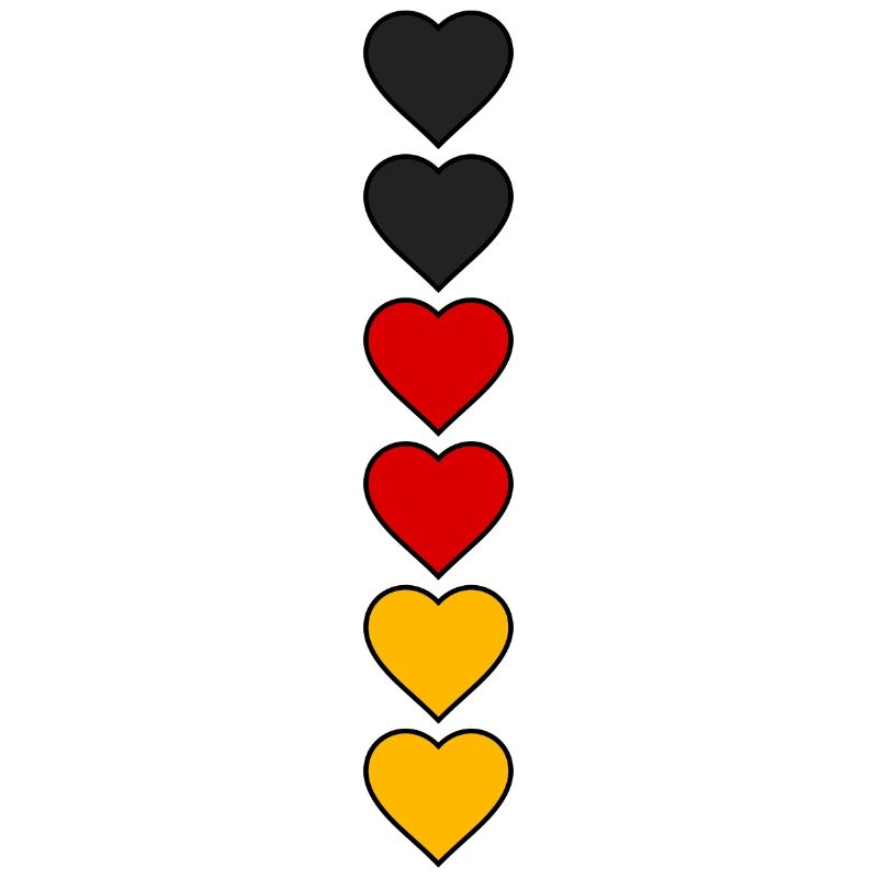 Germany Hearts