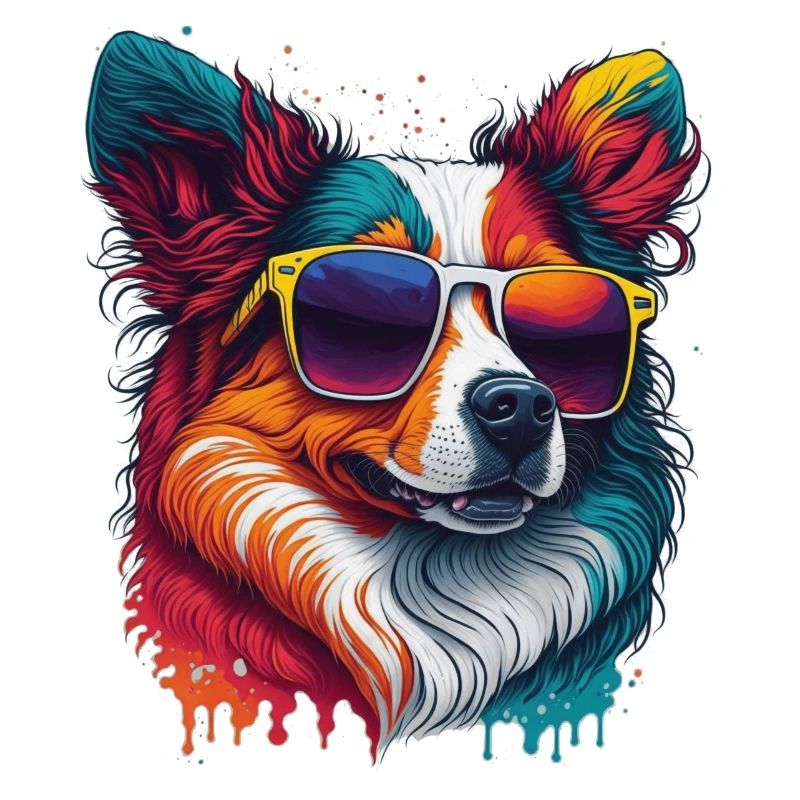 chien cool