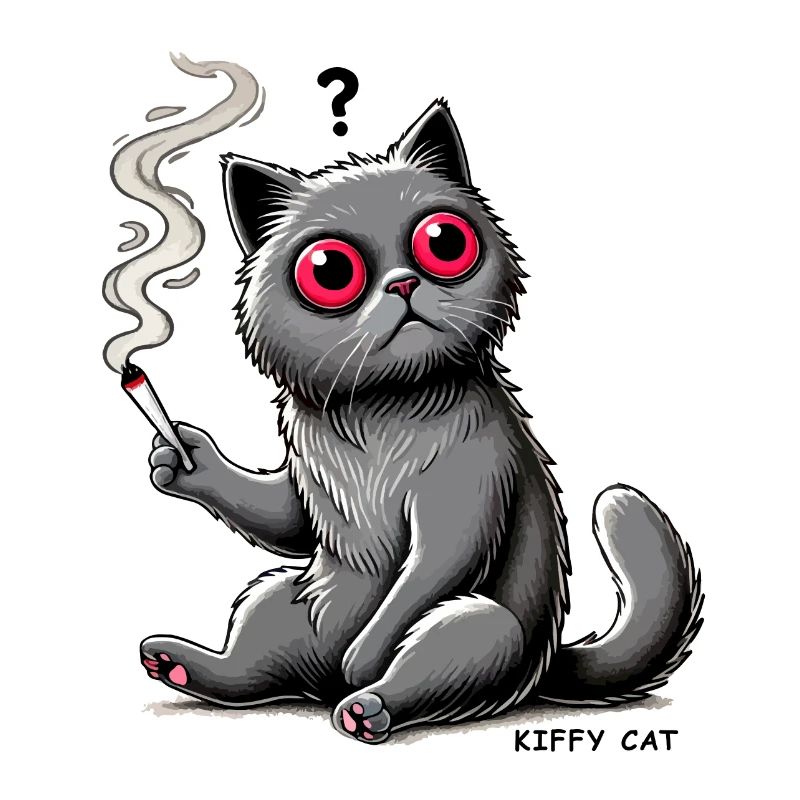 Kiffy Cat // Le chat confus avec l’articulation