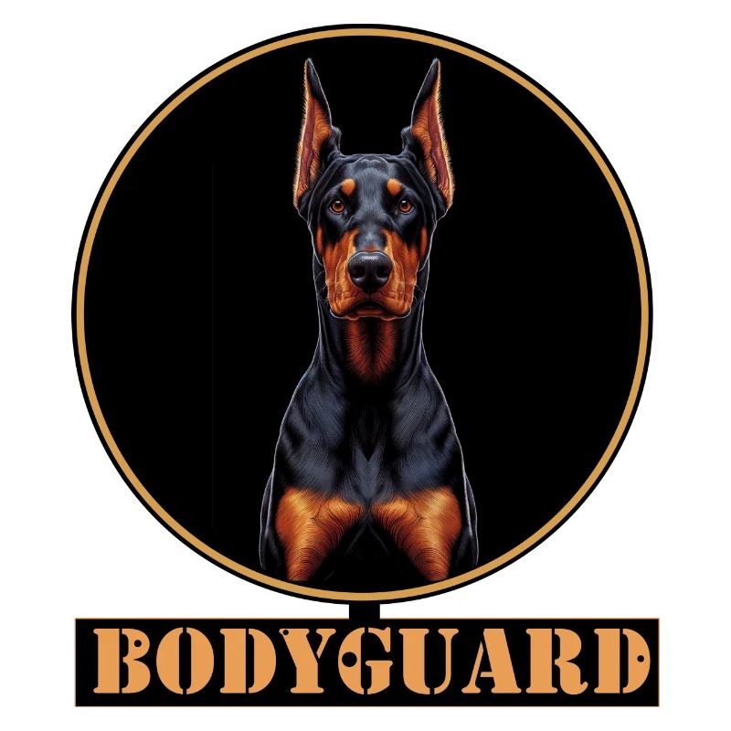 Garde du corps Doberman Circle