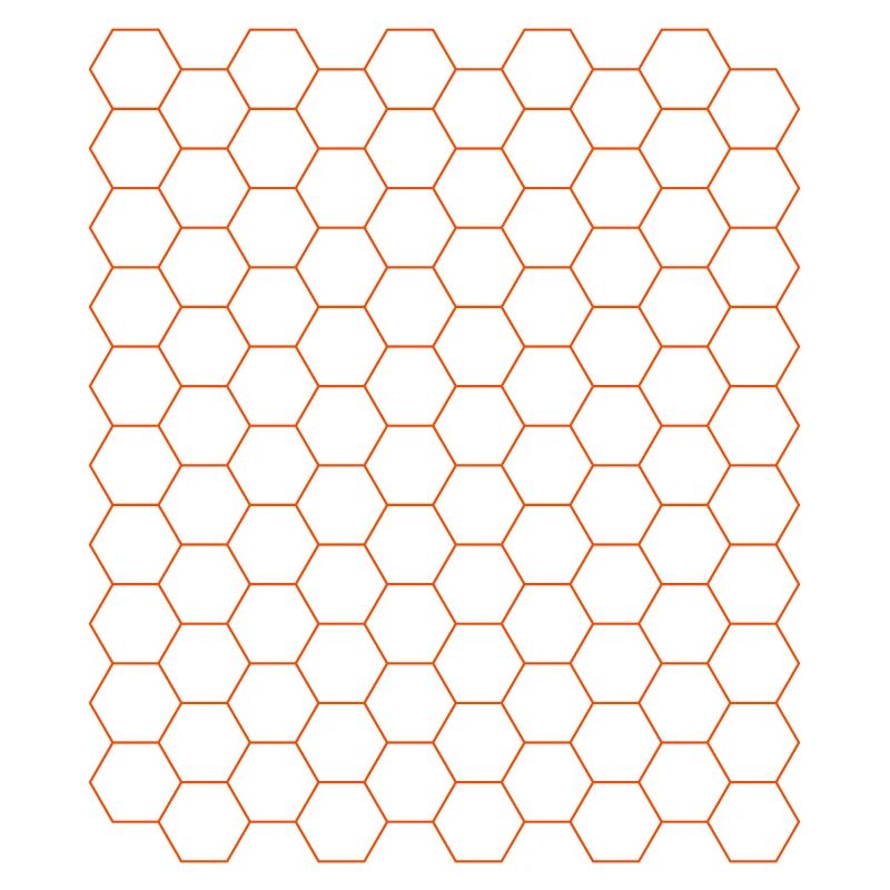 Futuristic Hexagon Pattern Design