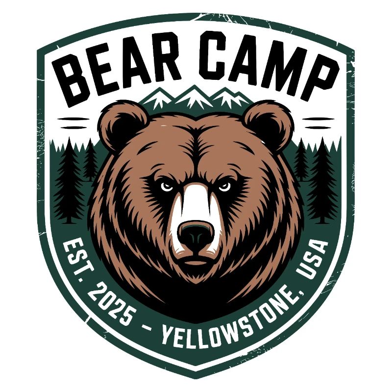 Bear Camp Patch, Yellowstone, États-Unis