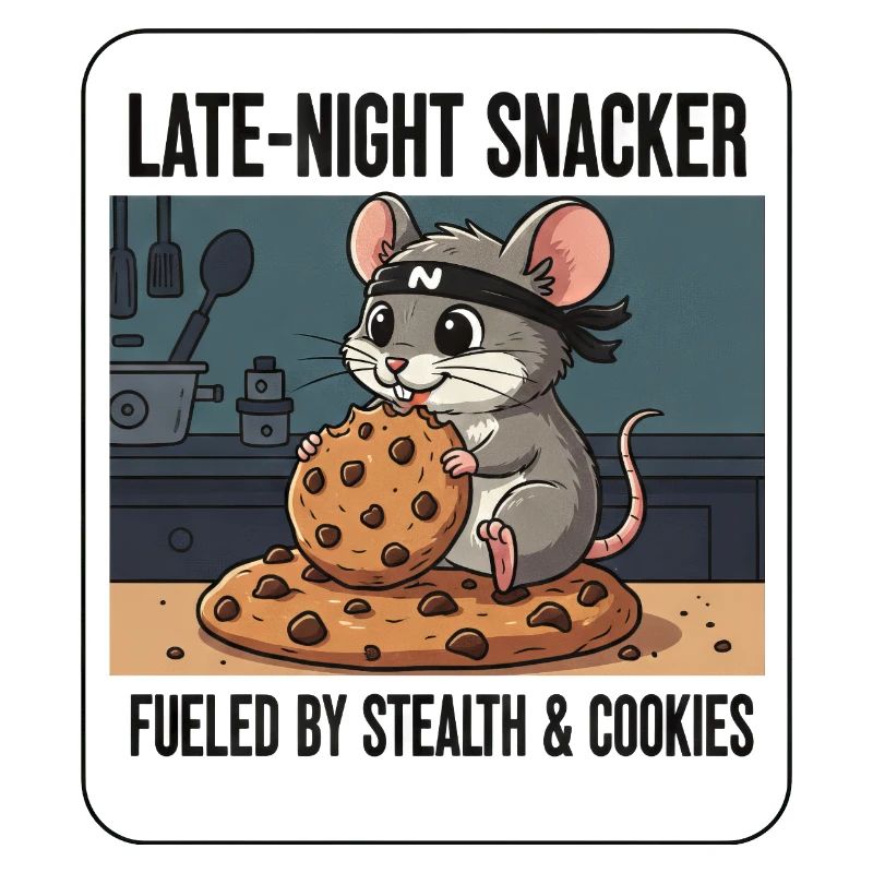 Snack de nuit animé Cute Mouse Cookie Ninja