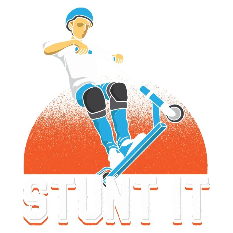 Conception du rider de trick scooter Stunt It