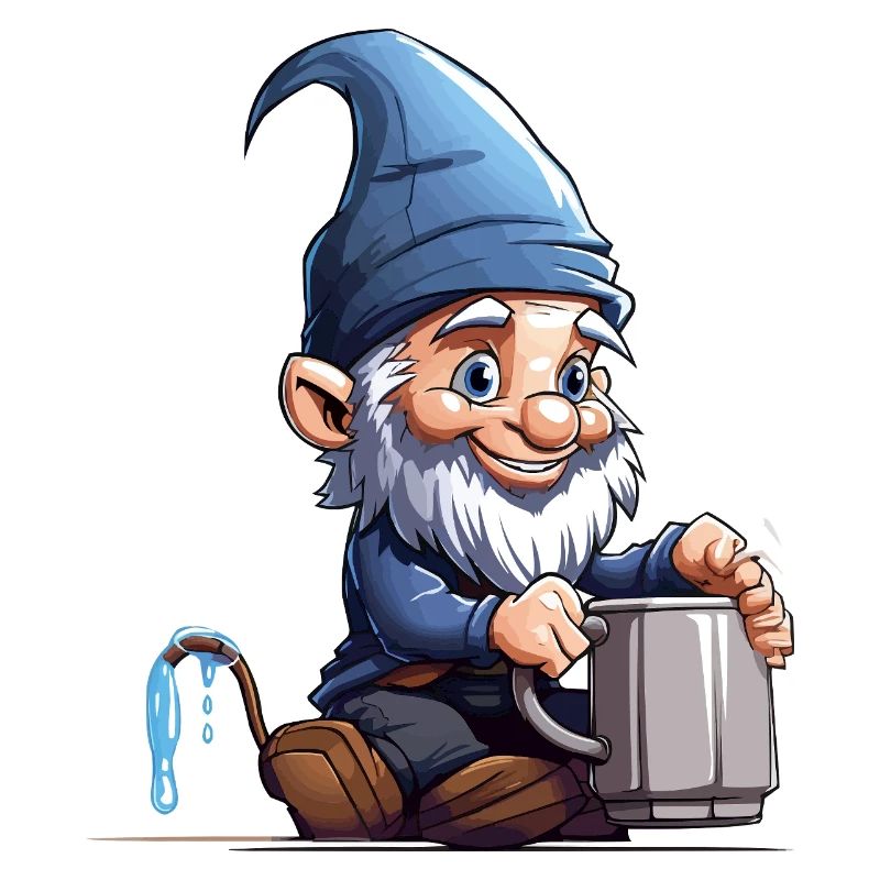 GnomTöpferBlau