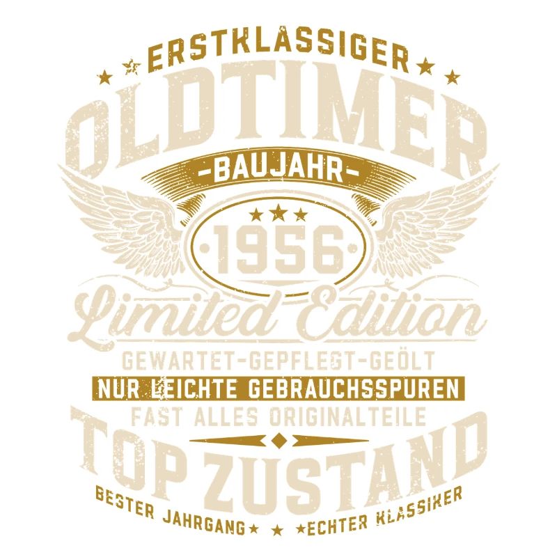 70. Geburtstag 1956 Oldtimer Geschenk Retro