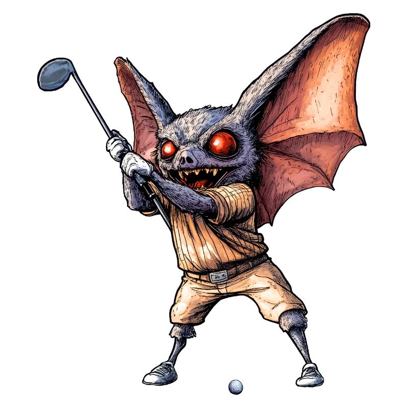 Bats Golf / Golfer Bat