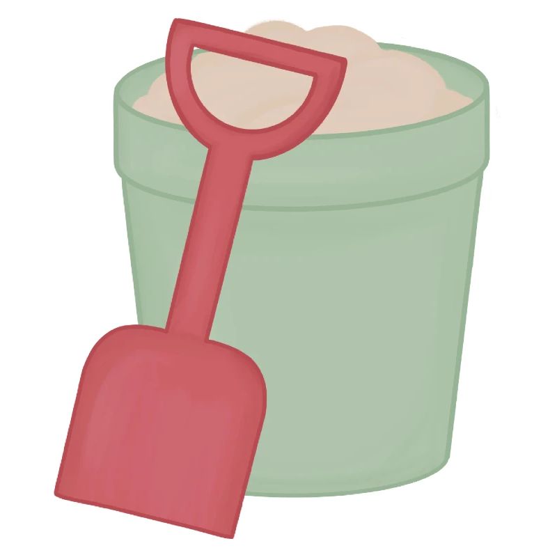 Sandpit Shovel Motif