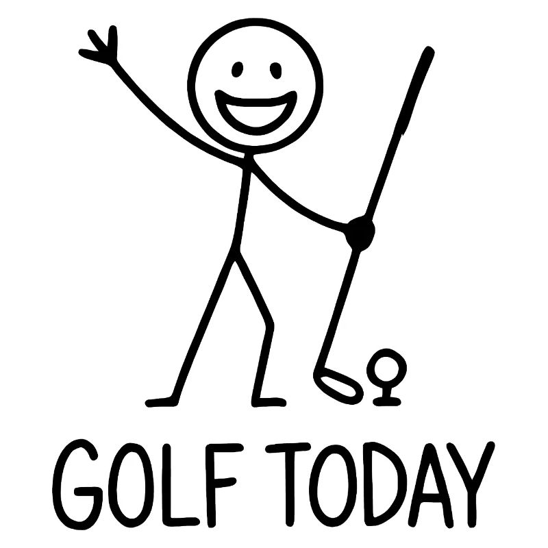 Golf Today Golfer Humor Gift Idea Golfer