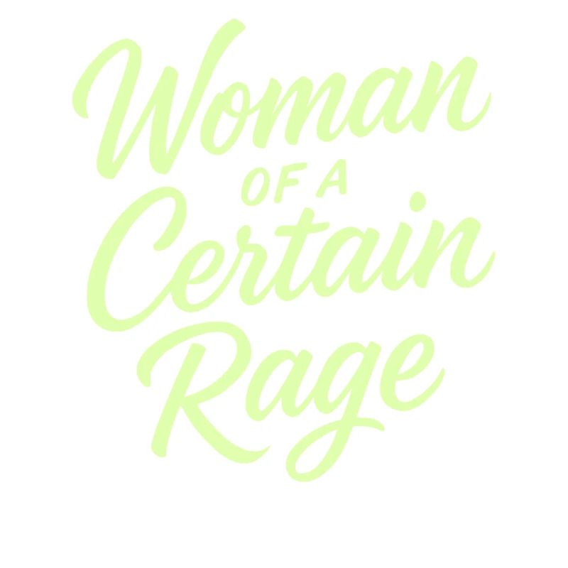 Femme d’une certaine rage vert clair design