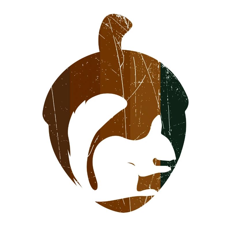 Squirrel hazelnut - design