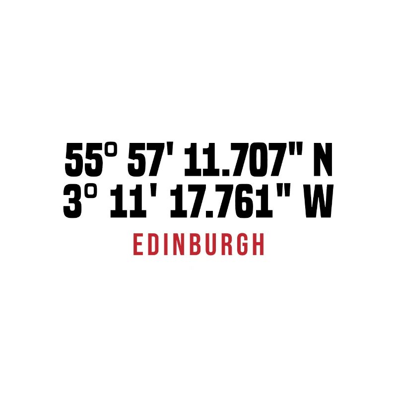 Edinburgh Coordinates Typo