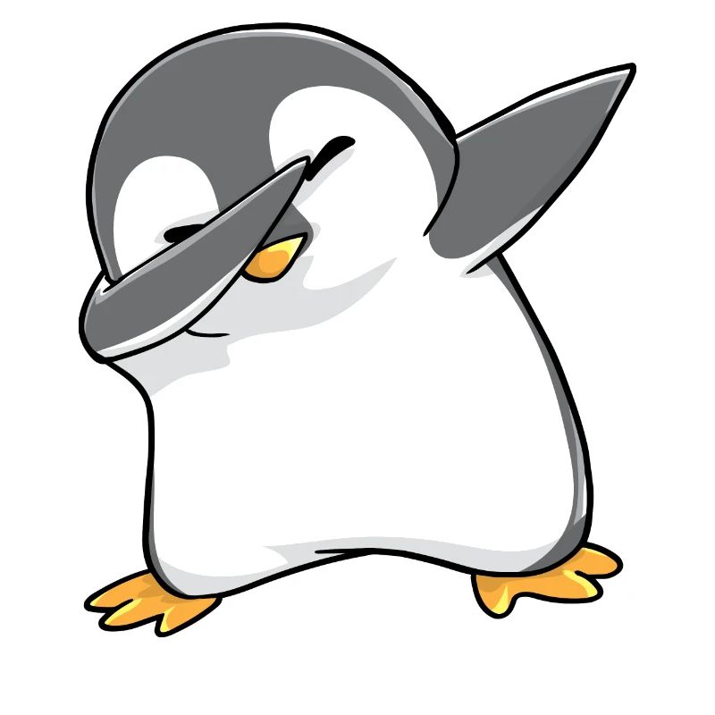 Pinguin Dabbing