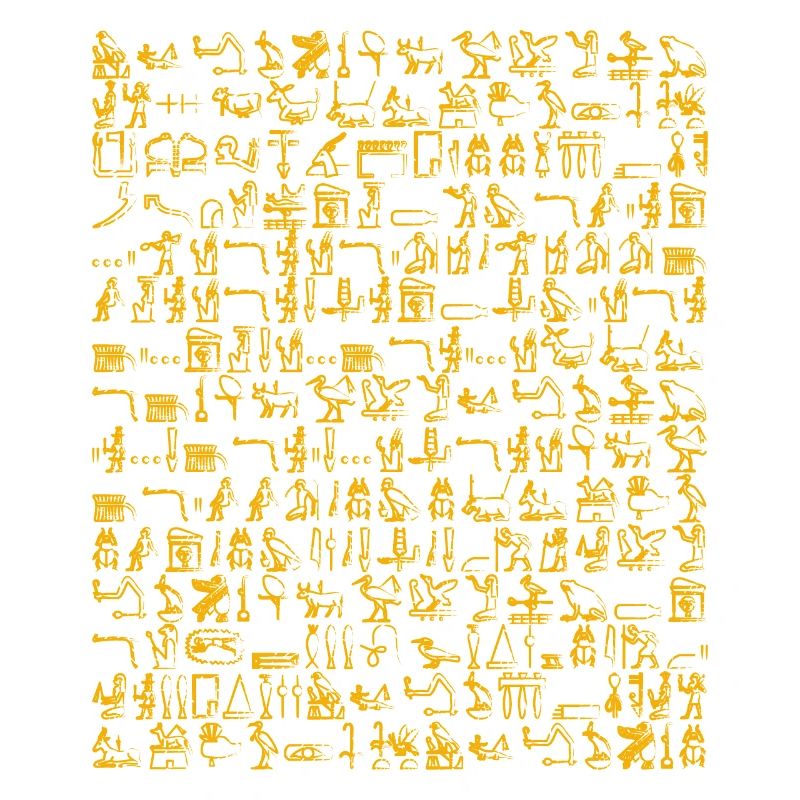 Hieroglyphics Orange