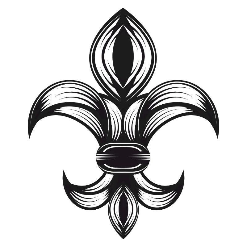 stylized iris - Fleur-de-Lys