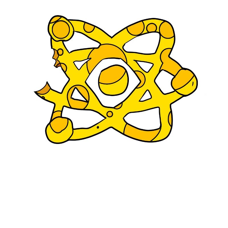 Atom Cheese Symbol Science Scientifique