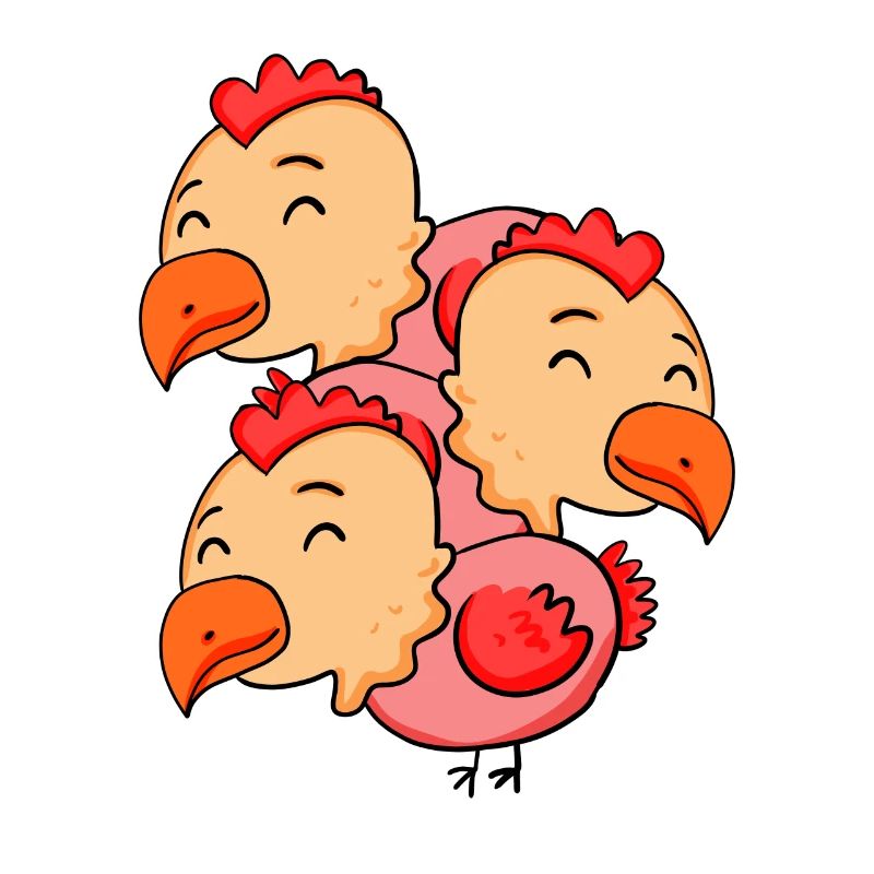Poulets mignons - Poulet