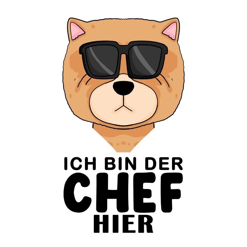 Cooler Hund Chow Chow Chef Spruch