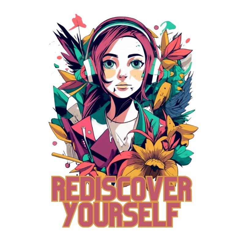Redécouvrez-vous - Graphique esthétique tendance