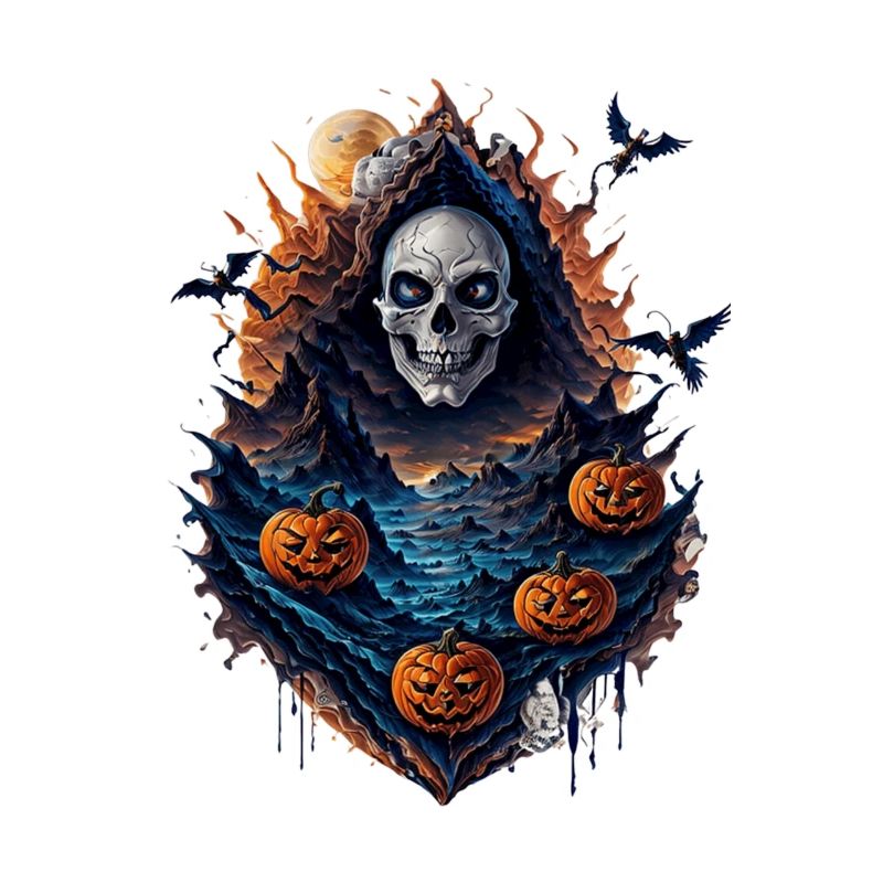 Vampire Halloween Ghost Pumpkin