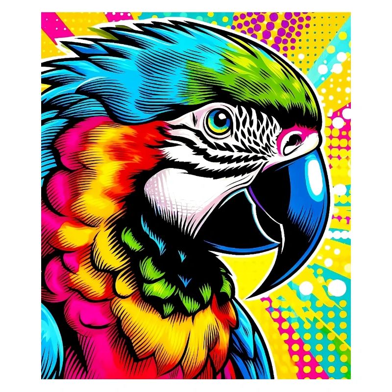 Papagei Pop Art