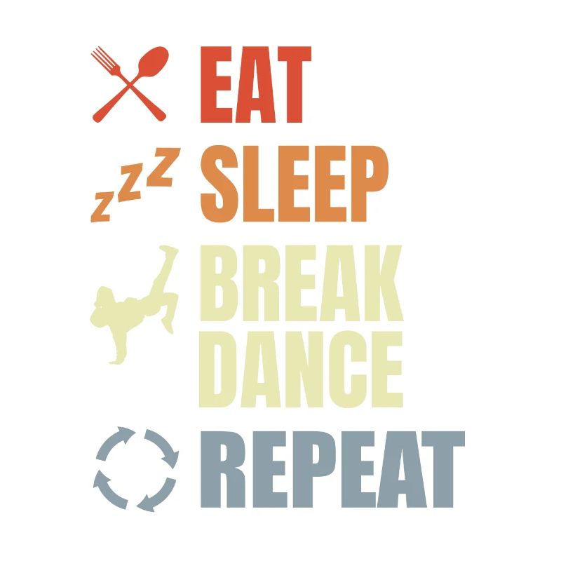 Manger Dormir Pause Danse Répéter