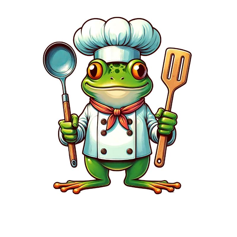 Chef Frog Funny Kitchen Design