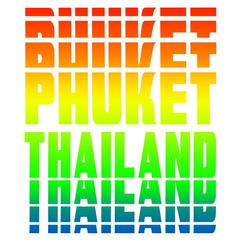 Phuket Thailand Regenbogen Design