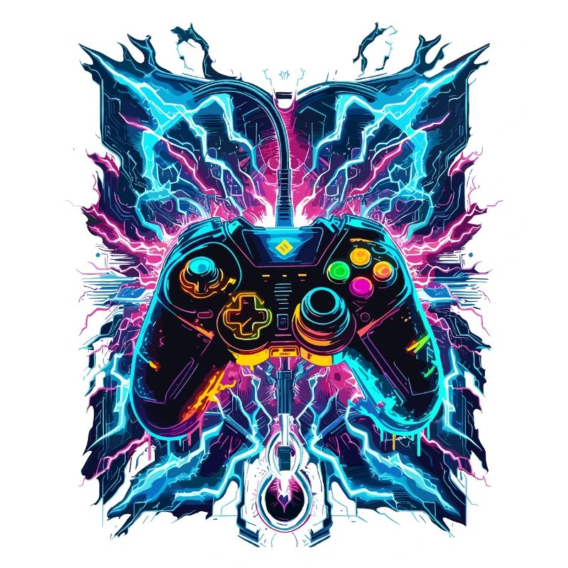 Manette de jeu Neon Blitz Power