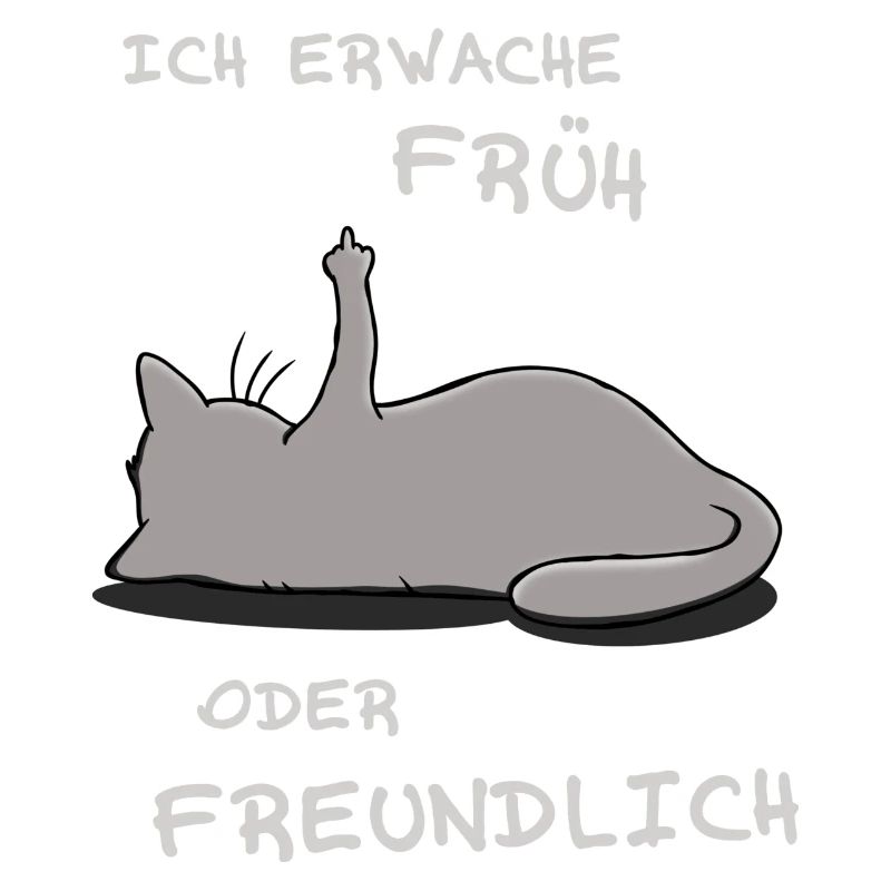 Ich erwache früh oder freundlich