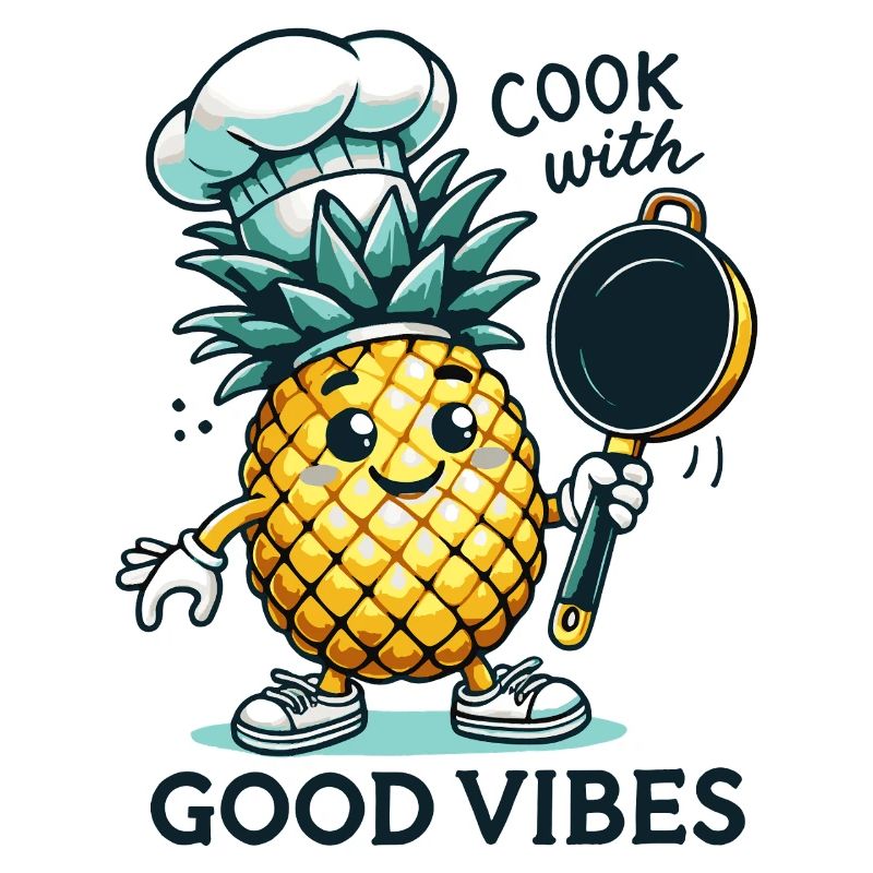 Cook with Joy Pineapple Chef Happy Cooking
